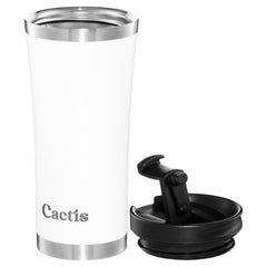 Cactis Coffee Cup - White