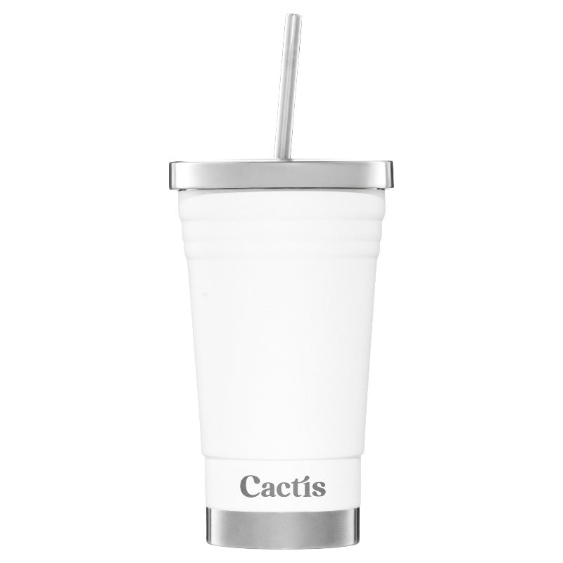 Cactis Smoothie Cup - White