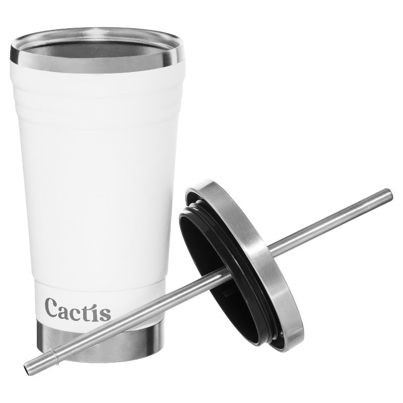 Cactis Smoothie Cup - White